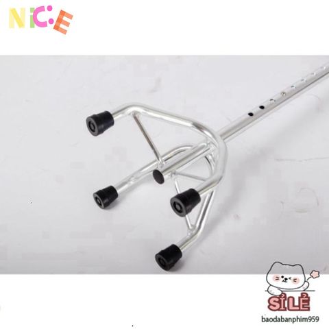 Gậy Chống 4 Chân Lucass B-924 - Thiết Bị Hỗ Trợ Đi Lại An Toàn Cho Người Cao Tuổi, Điều Chỉnh Chiều Cao Dễ Dàng