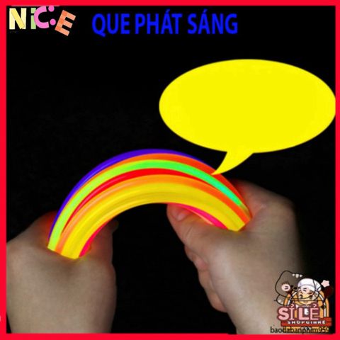 Bộ 100 Que Phát Sáng Nhiều Màu Kèm 100 Đầu Nối - Vòng Đeo Tay Dạ Quang Thời Thượng Cho Tiệc Tối Vui Vẻ