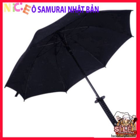Ô Dù Katana Chống Nắng Chống Mưa Nhật Bản 16 Nan Đen - Phụ Kiện Thời Trang Độc Đáo Cho Người Yêu Samurai
