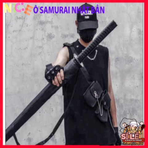 Ô Dù Katana Đen Phong Cách Samurai - Ô Chống Nắng Mưa Sang Trọng, Thiết Kế Độc Đáo Cho Phong Cách Thời Trang Nhật Bản
