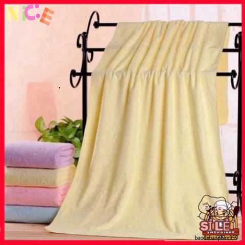 Bộ 5 Khăn Tắm Nhật Bản Microfiber 140x70 cm - Siêu Mềm Mại, Thấm Hút Nhanh, Nhiều Màu Sắc Đẹp Mắt, Dành Cho Gia Đình
