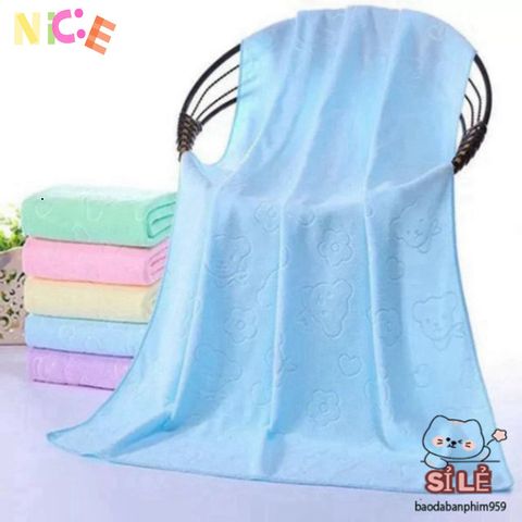 Bộ 5 Khăn Tắm Nhật Bản Microfiber 140x70 cm - Siêu Mềm Mại, Thấm Hút Nhanh, Nhiều Màu Sắc Đẹp Mắt, Dành Cho Gia Đình