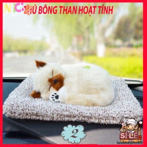 Kính Chào Mèo Bông Khử Mùi Than Hoạt Tính - Phụ Kiện Trang Trí Dễ Thương Cho Xe Ô Tô và Văn Phòng, An Toàn Cho Gia Đình