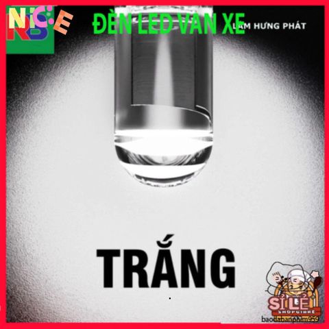 Đèn LED T10 Rực Rỡ - Chiếu Sáng Hiệu Quả Cho Xe Máy, Ô Tô, và Không Gian Sống - Nhiều Màu Sắc Tùy Chọn