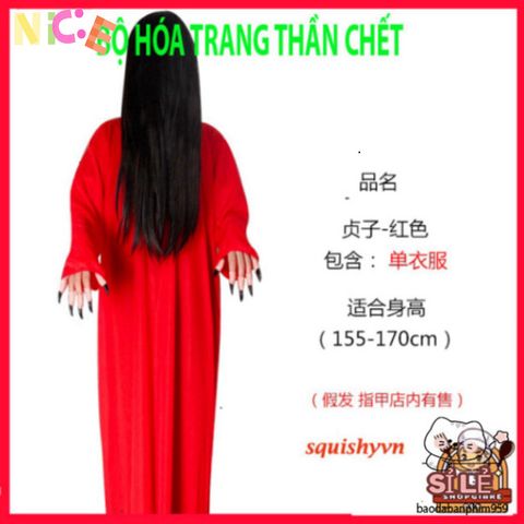 Bộ Trang Phục Halloween Thần Chết Scream - Quái Vật Hắc Bạch Vô Thường Với Áo Choàng, Găng Tay, Kính LED - Ấn Tượng Và Độc Đáo!