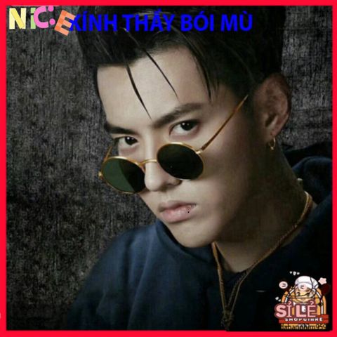 Kính Mát Gọng Tròn Retro Nobita - UV400 Chống Tia UV, Thời Trang Cho Cả Nam Nữ, Phong Cách Độc Đáo