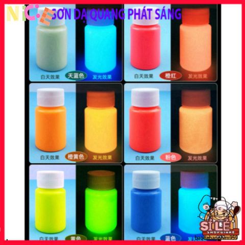 Sơn Dạ Quang Đa Sắc 15g - Sơn An Toàn Cho Nghệ Thuật Phát Sáng Trong Bóng Tối, Lý Tưởng Cho Trang Trí và Sáng Tạo