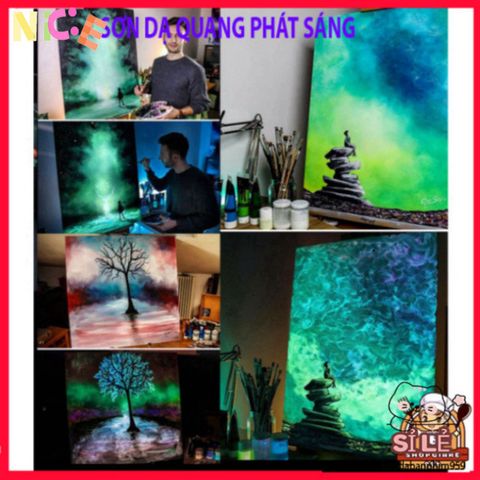 Sơn Dạ Quang Đa Sắc 15g - Sơn An Toàn Cho Nghệ Thuật Phát Sáng Trong Bóng Tối, Lý Tưởng Cho Trang Trí và Sáng Tạo