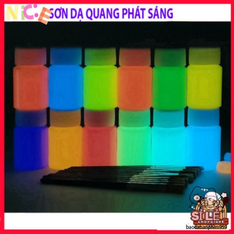 Sơn Dạ Quang Đa Sắc 15g - Sơn An Toàn Cho Nghệ Thuật Phát Sáng Trong Bóng Tối, Lý Tưởng Cho Trang Trí và Sáng Tạo