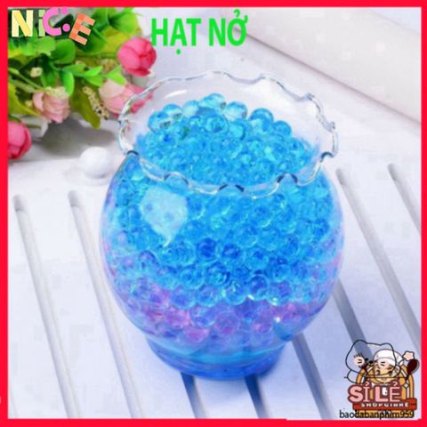 Bộ 100 Hạt Nở Slime Màu Sắc - Trang Trí Cây Cảnh Độc Đáo Không Cần Đất, Hoa Tươi Lấp Lánh Cho Không Gian Sống Lung Linh