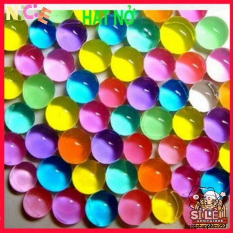 Bộ 100 Hạt Nở Slime Màu Sắc - Trang Trí Cây Cảnh Độc Đáo Không Cần Đất, Hoa Tươi Lấp Lánh Cho Không Gian Sống Lung Linh