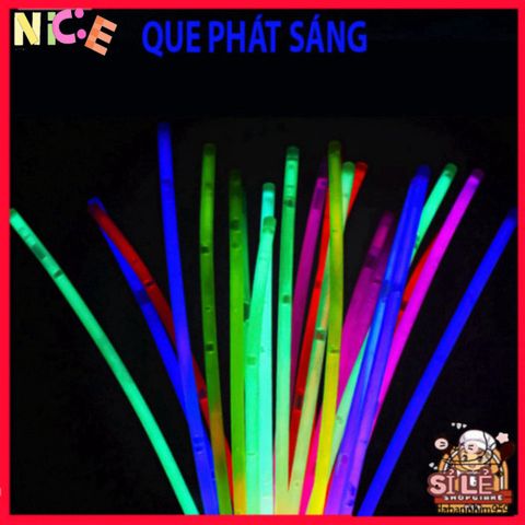 Bộ Que Phát Sáng Dạ Quang 100 Chiếc - Tạo Hình Vòng Đeo Tay Độc Đáo Cho Tiệc Tối, An Toàn Cho Trẻ Em, Thú Vị Ngoài Trời