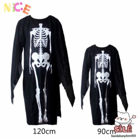 Bộ Trang Phục Thần Chết Cho Trẻ Em - Áo Choàng, Mặt Nạ & Lưỡi Hái Halloween, Hóa Trang Độc Đáo Dành Cho Tiệc Ma Quái