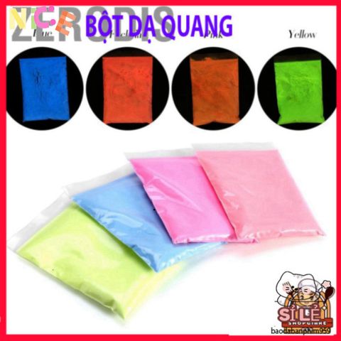 Bột Huỳnh Quang Zerodis 100g - An Toàn, Độc Đáo Cho Nghệ Thuật Trang Trí, Hiệu Ứng Sáng Rực Trong Bóng Tối