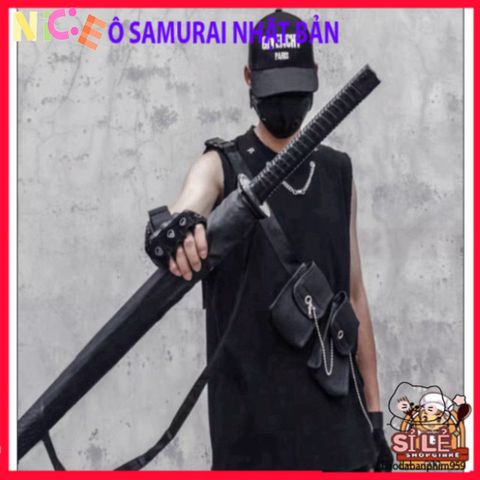 Ô Dù Katana Samurai Đen - Phong Cách Nhật Bản Chống Nắng Mưa, Phụ Kiện Thời Trang Độc Đáo Cho Fan Kiếm Hiệp