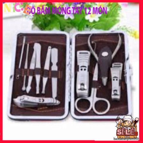 Bộ Kìm Đa Năng 12 Món Cao Cấp - Chăm Sóc Móng Tay, Móng Chân, và Vệ Sinh Cá Nhân - Thiết Kế Hàn Quốc, Bền Bỉ, Tiện Lợi