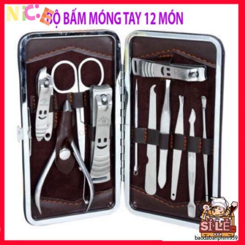Bộ Kìm Đa Năng 12 Món Cao Cấp - Chăm Sóc Móng Tay, Móng Chân, và Vệ Sinh Cá Nhân - Thiết Kế Hàn Quốc, Bền Bỉ, Tiện Lợi