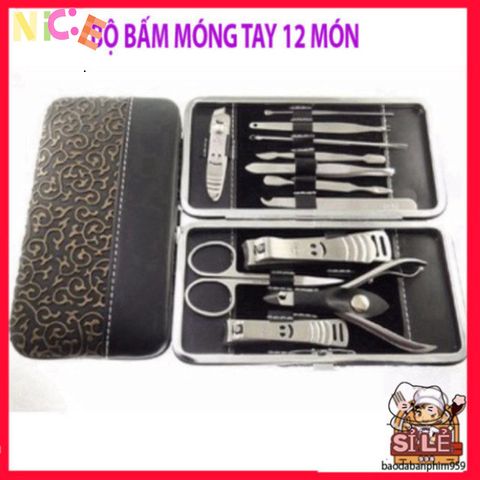 Bộ Kìm Đa Năng 12 Món Cao Cấp - Chăm Sóc Móng Tay, Móng Chân, và Vệ Sinh Cá Nhân - Thiết Kế Hàn Quốc, Bền Bỉ, Tiện Lợi