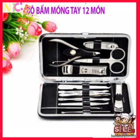 Bộ Kìm Đa Năng 12 Món Cao Cấp - Chăm Sóc Móng Tay, Móng Chân, và Vệ Sinh Cá Nhân - Thiết Kế Hàn Quốc, Bền Bỉ, Tiện Lợi