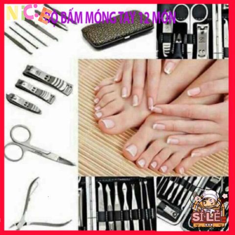 Bộ Kìm Đa Năng 12 Món Cao Cấp - Chăm Sóc Móng Tay, Móng Chân, và Vệ Sinh Cá Nhân - Thiết Kế Hàn Quốc, Bền Bỉ, Tiện Lợi