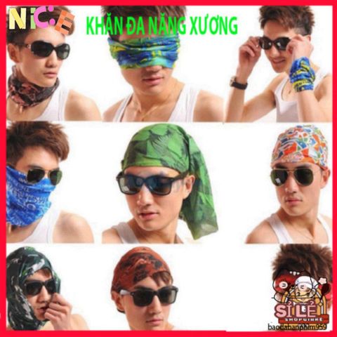 Khăn Phượt Đazí Đa Chức Năng 100% Polyester - Chống Nắng, Bụi, Thời Trang Và Tiện Lợi Cho Dã Ngoại và Đi Phượt