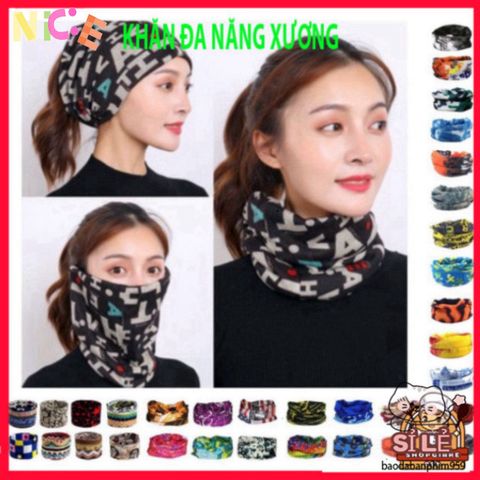 Khăn Phượt Đazí Đa Chức Năng 100% Polyester - Chống Nắng, Bụi, Thời Trang Và Tiện Lợi Cho Dã Ngoại và Đi Phượt
