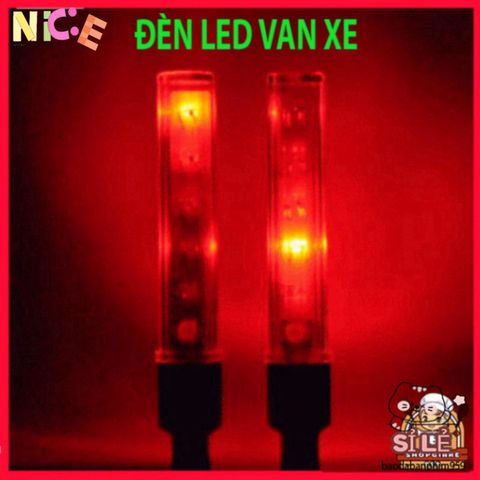Đèn Vòi Chói LED Gắn Van Lốp Xe Đạp MTB - 5 Bóng Phát Sáng với 8 Chế Độ Ánh Sáng An Toàn Khi Di Chuyển Ban Đêm