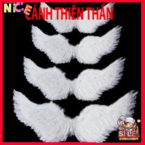 Bộ Cánh Thiên Thần Dễ Thương Cho Trẻ Em - Phù Hợp Cho Chụp Hình & Lễ Hội, Nhiều Màu Sắc Và Kích Thước, Chất Liệu Lông Giả Cao Cấp