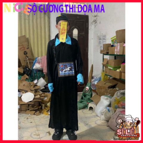 Bộ trang phục Halloween tử thi ma quái cho người lớn - Thời trang hóa trang độc đáo, phù hợp cho tiệc tùng và sự kiện đặc biệt