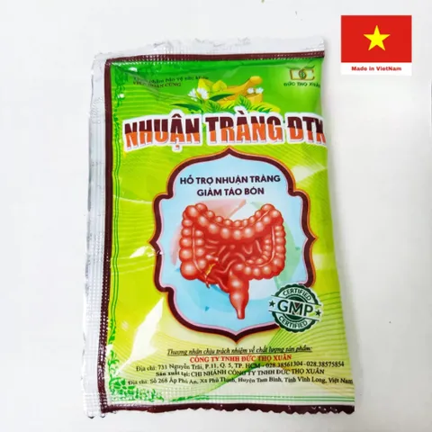 Nhuận Tràng - Giảm Táo Bón Tự Nhiên - Thực Phẩm Chức Năng Hỗ Trợ Tiêu Hóa, Dễ Dàng Sử Dụng, 1 Gói Việt Nam