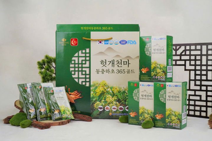 Nước Uống Bổ Gan Đông Trùng Thiên Ma Hàn Quốc 30g x 70ml - Giải Độc Gan, Tăng Cường Sức Khỏe, Tăng Cường Sức Đề Kháng