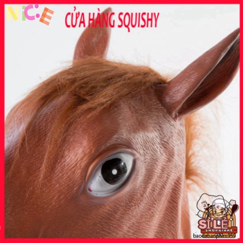 Mặt Nạ Chó Ngáo Husky - Phụ Kiện Hóa Trang Halloween, TikTok, Cosplay Sói Đáng Yêu, Latex Thân Thiện Môi Trường