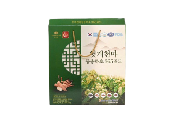 Nước Uống Bổ Gan Đông Trùng Thiên Ma Hàn Quốc 30g x 70ml - Giải Độc Gan, Tăng Cường Sức Khỏe, Tăng Cường Sức Đề Kháng