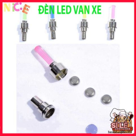 Đèn LED Neon Phát Sáng Gắn Nắp Van Bánh Xe Đạp, Xe Máy & Ô Tô - Phụ Kiện Độc Đáo, Tạo Kiểu Dáng Nổi Bật, An Toàn Khi Di Chuyển