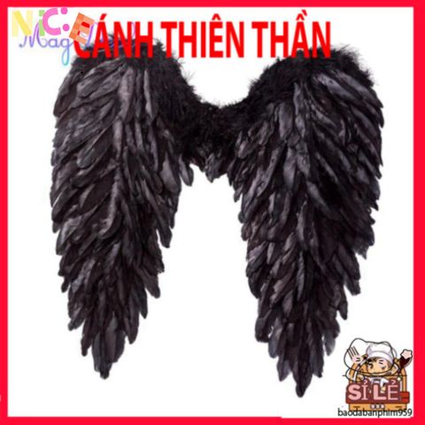 Cánh Thiên Thần Lông Vũ Trắng Ngọt Ngào - Phụ Kiện Halloween Độc Đáo Cho Cosplay, Tiệc Hóa Trang và Sự Kiện Đặc Biệt