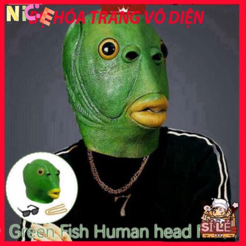 Mũ đội đầu hình cá ngộ nghĩnh Benbo Pa - Phụ kiện tiệc tùng, Halloween, Giáng sinh cho người lớn và trẻ em (7-14 tuổi)