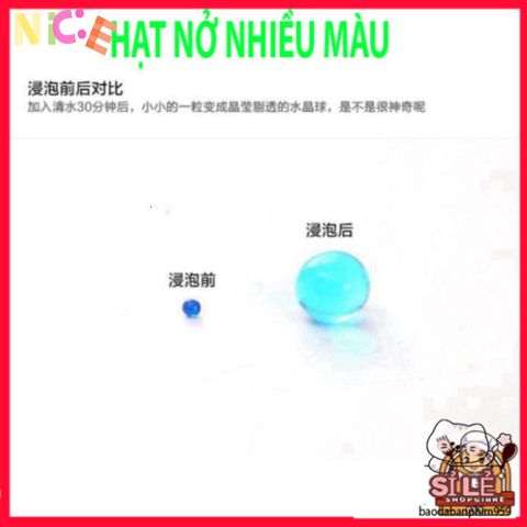Hạt Pha Lê Nở Thủy Sinh - Trang Trí Không Gian Sống Sáng Tạo, Dễ Dàng Sử Dụng, Giải Pháp Trồng Cây Không Cần Đất