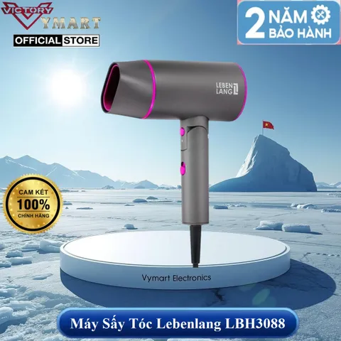 Máy Sấy Tóc Lebenlang LBH3088H 2100W - Gấp Gọn, Công Nghệ Ion, Chống Xơ Rối, Sấy Nhanh, Tiện Dụng Cho Du Lịch