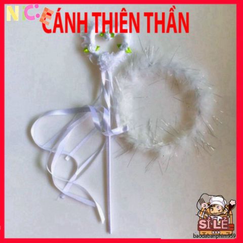 Bộ Băng Đô Cánh Thiên Thần Lông Vũ Trắng - Phụ Kiện Cosplay Lễ Hội Cho Bé, Thiết Kế Dễ Thương và Đem Lại Sự Nổi Bật