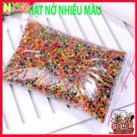 Bộ Hạt Nở Nhiều Màu Sắc 250g - Dùng Trang Trí, Trồng Cây & Làm Slime - 20.000 Hạt Siêu Thấm An Toàn