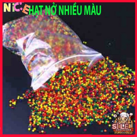 Bộ Hạt Nở Nhiều Màu Sắc 250g - Dùng Trang Trí, Trồng Cây & Làm Slime - 20.000 Hạt Siêu Thấm An Toàn