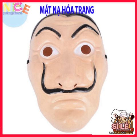 Mặt Nạ Halloween Pufangbliss Salvador Dali - Tiệc Hóa Trang La Casa De Papel và Money Heist - Phụ Kiện Độc Đáo Cho Dịp Lễ Hội