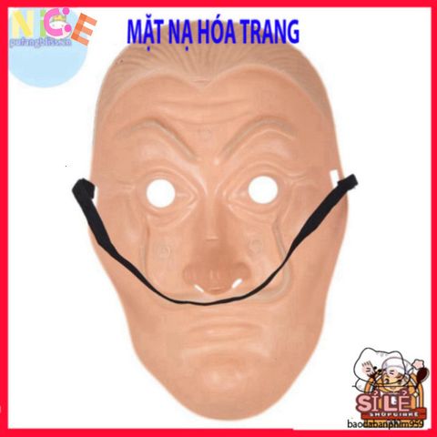 Mặt Nạ Halloween Pufangbliss Salvador Dali - Tiệc Hóa Trang La Casa De Papel và Money Heist - Phụ Kiện Độc Đáo Cho Dịp Lễ Hội