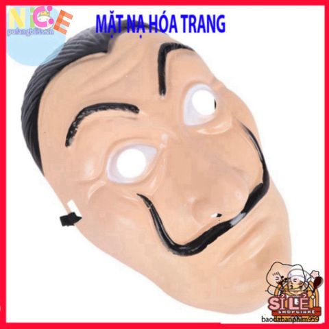 Mặt Nạ Halloween Pufangbliss Salvador Dali - Tiệc Hóa Trang La Casa De Papel và Money Heist - Phụ Kiện Độc Đáo Cho Dịp Lễ Hội