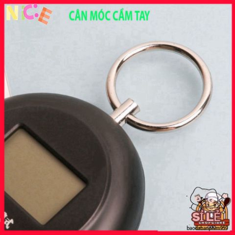 Cân Điện Tử Mini 50kg Xách Tay Hình Mặt Cười - Thiết Kế Dễ Thương, Chính Xác Dùng Để Cân Thực Phẩm, Tiện Lợi Cho Mua Sắm