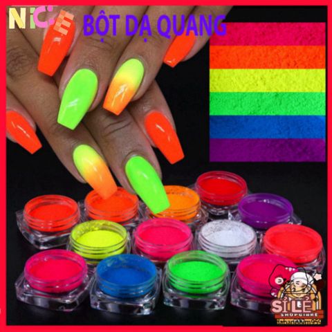 “Bột phát sáng dạ quang: Elevate your nails with a touch of luxury and style!”