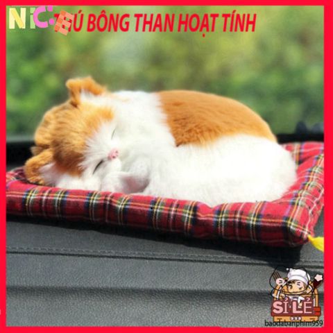 Kính Mèo Hoa Cúc Siêu Mềm Lõi Than Hoạt Tính - Khử Mùi Và Lọc Không Khí Ô Tô, Phụ Kiện Dễ Thương Trang Trí Xe Hơi
