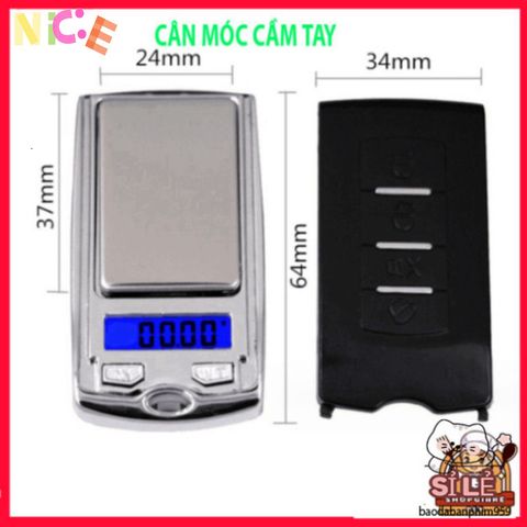 Cân Điện Tử Mini Cầm Tay 200g/0.01g - Thiết Kế Nhỏ Gọn, Độ Chính Xác Cao, Phụ Kiện Thời Trang Tiện Lợi