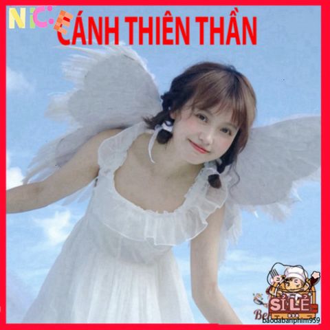 Bộ Cánh Lông Vũ Dễ Thương Cho Trẻ Em - Thiết Kế An Toàn, Độc Đáo, Phù Hợp Bữa Tiệc Hóa Trang, Giáng Sinh, Nhiều Màu Sắc Lựa Chọn