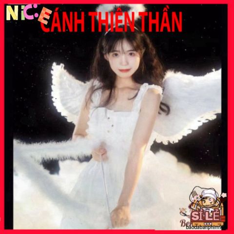 Bộ Cánh Lông Vũ Dễ Thương Cho Trẻ Em - Thiết Kế An Toàn, Độc Đáo, Phù Hợp Bữa Tiệc Hóa Trang, Giáng Sinh, Nhiều Màu Sắc Lựa Chọn